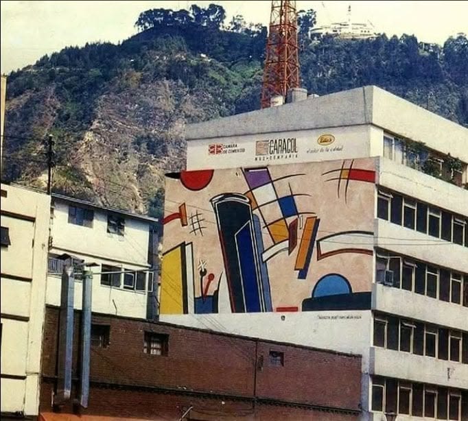 Pinturas rojas en galería